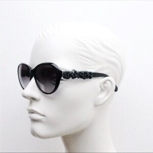 CHANEL Sunglasses with Leather Camelias Style # 5316-Q c.501/S8 56017 135 3N